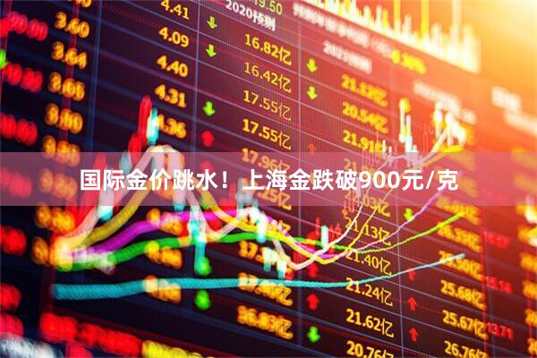 国际金价跳水!上海金跌破900元/克